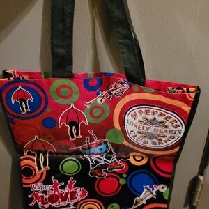 Colorful Beatles Tote Bag